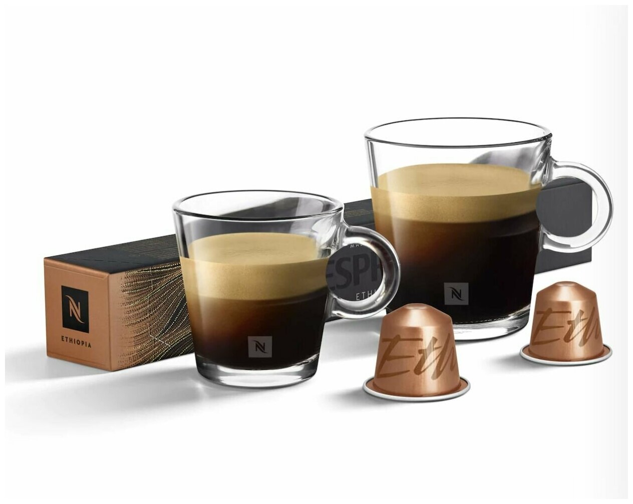 Кофе в капсулах Nespresso Original ETHIOPIA, 10 капсул в уп. - фотография № 1