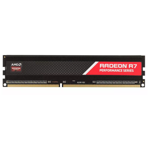 Модуль памяти 16GB AMD Radeon DDR4 2666 Dimm R7 Performance Series Black R7416g2606u2s Non-ECC, Cl1 .