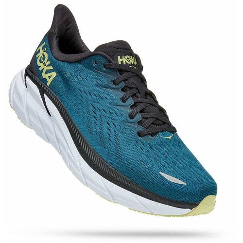 фото Кроссовки hoka clifton 8, демисезон/лето, беговые, полнота d, размер us9/uk8.5/eu42 2/3/jpn27, синий