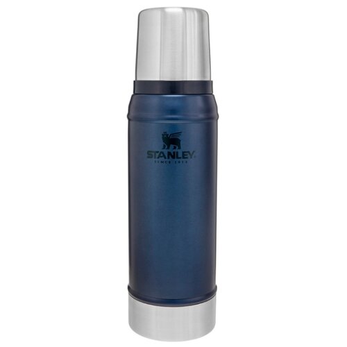 фото Классический термос stanley classic vacuum insulated bottle (0,75 л) синий