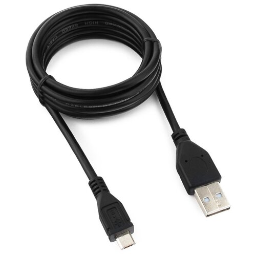фото Кабель Cablexpert USB - microUSB (CCP-mUSB2-AMBM-6) 1.8 м черный