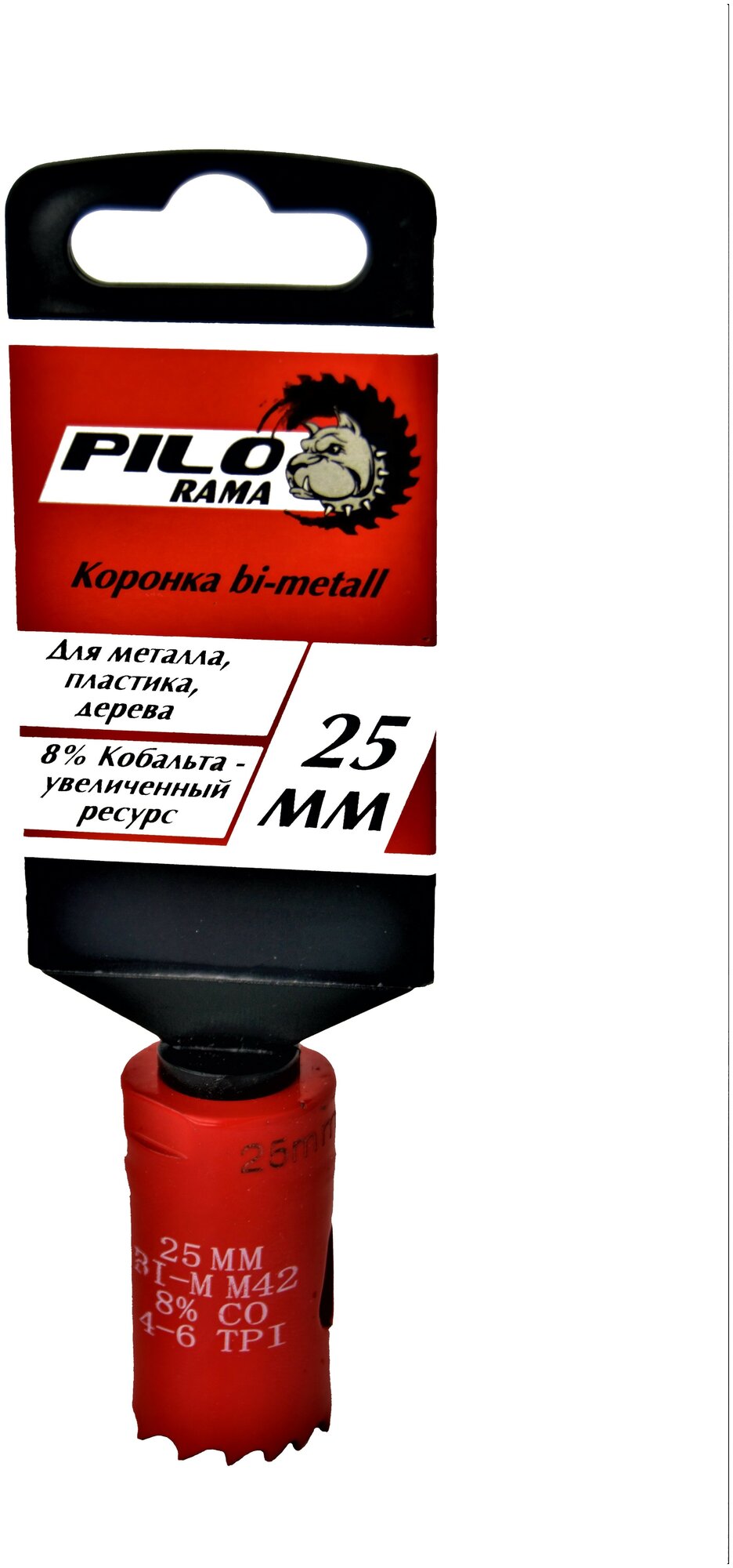 Коронка Bi-Metall 8%Co. 25мм "Pilorama" (1/25шт) 570025