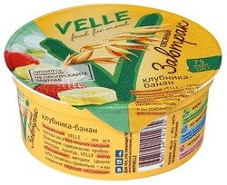 Десерт Velle Овсяный завтрак Клубника-банан 0.5%, 175 г