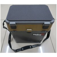 Ящик для рыбалки HELIOS HS-IB-19-GGo 39х26х40 см серый/золото