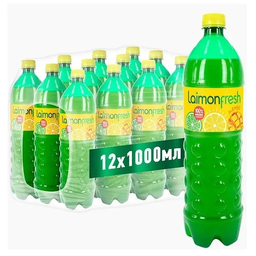 Газированный напиток Laimon Fresh Маngo 1 л х 12 шт. ПЭТ