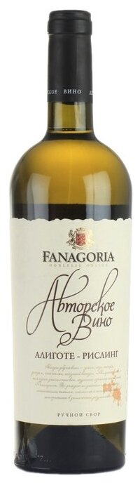 Вино Fanagoria Авторское Вино Алиготе-Рислинг 0.75 л