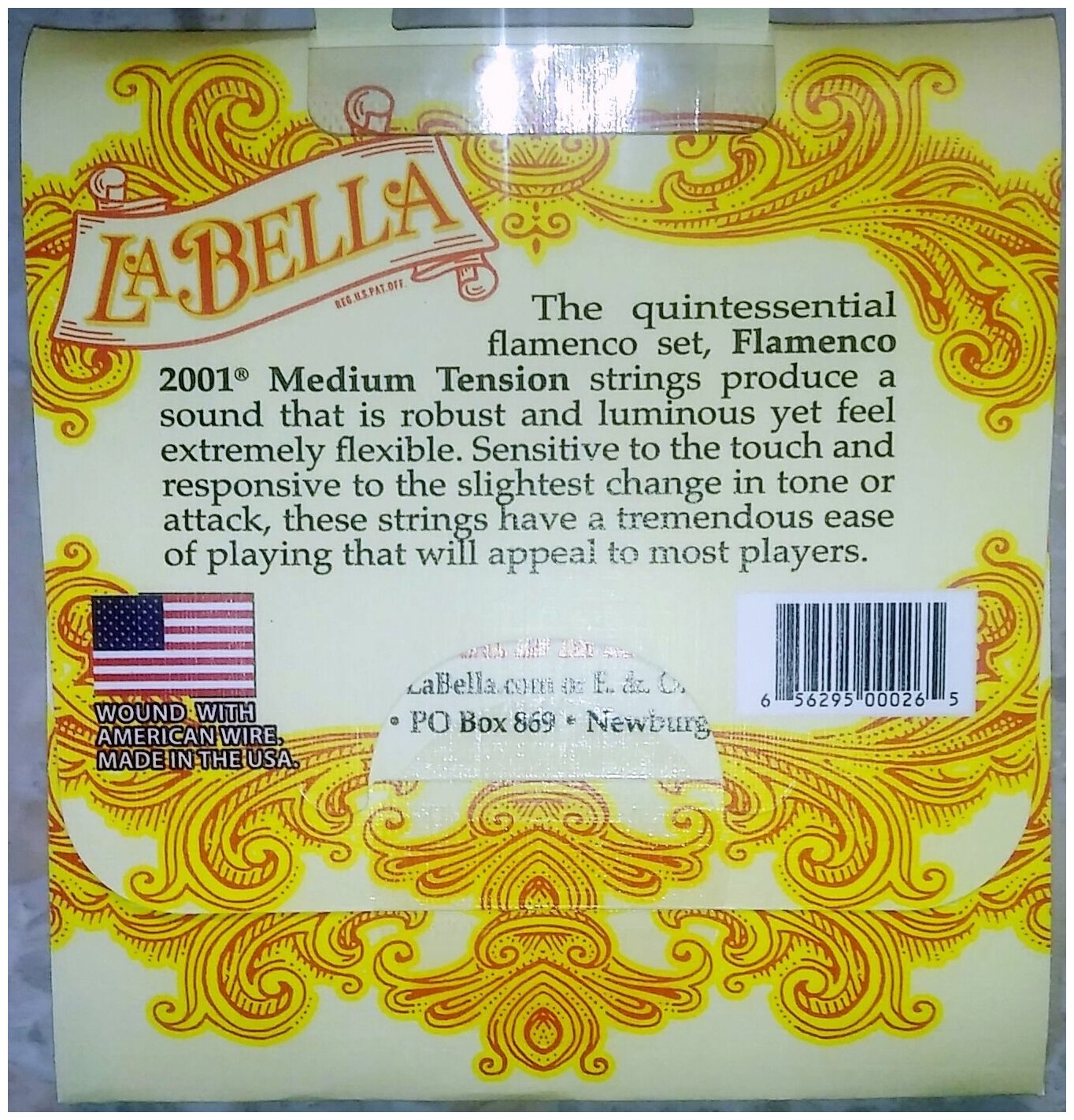 Струны для классической гитары La Bella 2001FM-Flamenco-Medium — фото 1