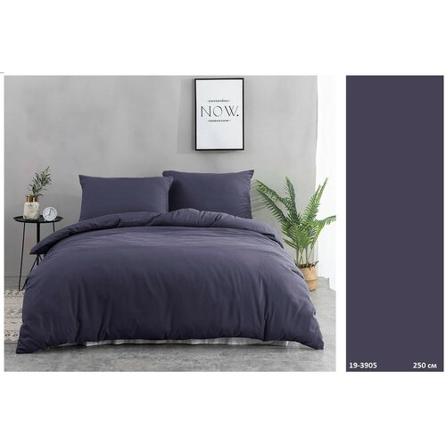 Л-Текстиль Простыня Alta цвет: графитовый (220х240)