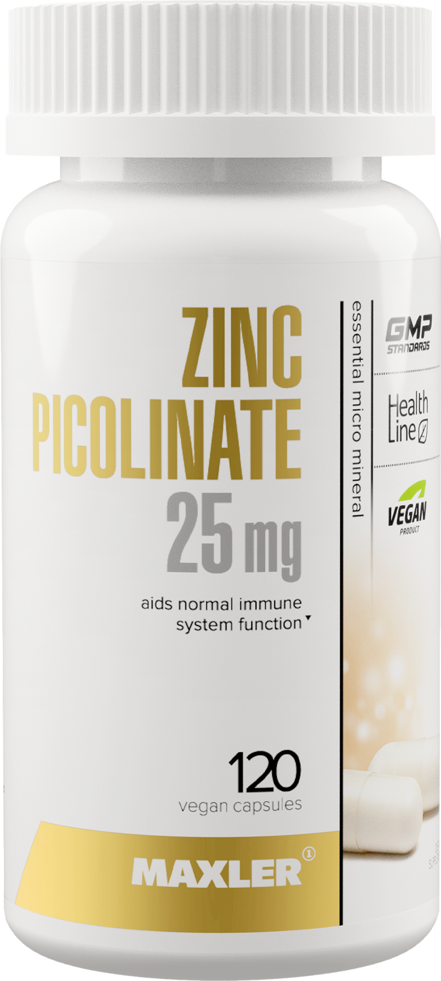 MAXLER Zinc Picolinate капс., 25 мг, 150 мл, 100 г, 120 шт.