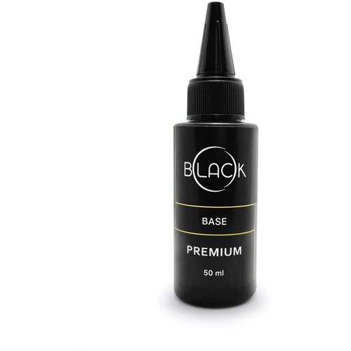 База для ногтей армирующая (жесткая) Black Base Premium, 50 мл