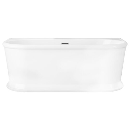 Ванна BelBagno BB408-1500-800, акрил, глянцевое покрытие, белый акриловая ванна belbagno bb18 nero bia 180х90