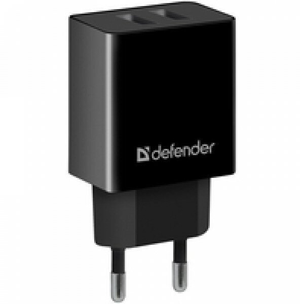 Сетевое зарядное устройство DEFENDER EPA-13, 2xUSB, 2.1A, черный - фото №17