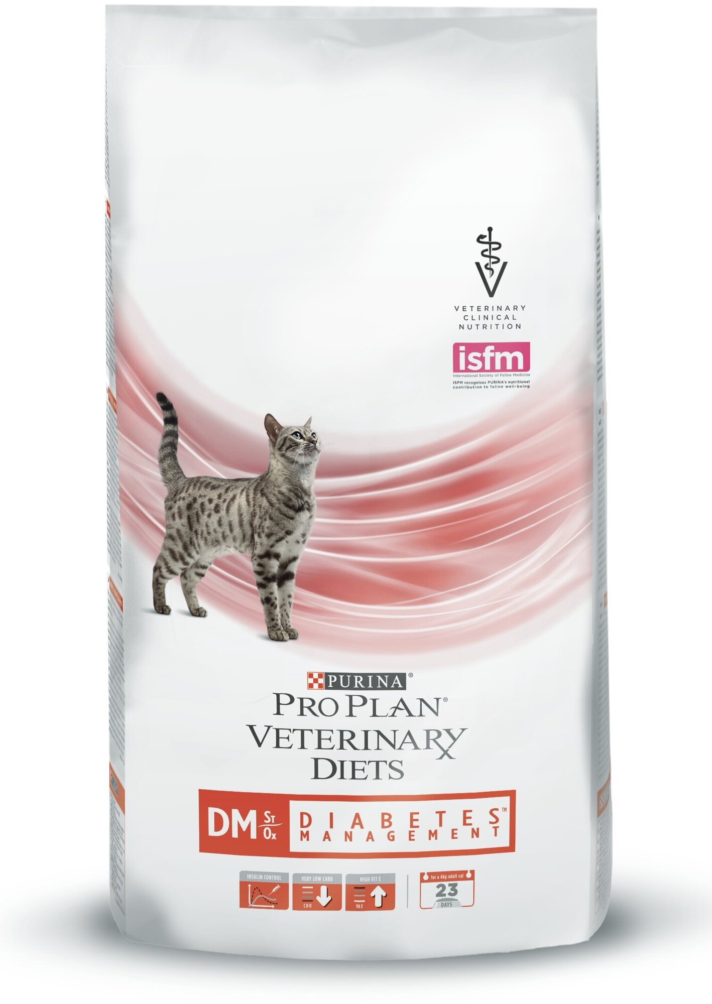 Pro Plan Veterinary Diets DM Diabetic Management корм для кошек при сахарном диабете Диетический, 1,5 кг.