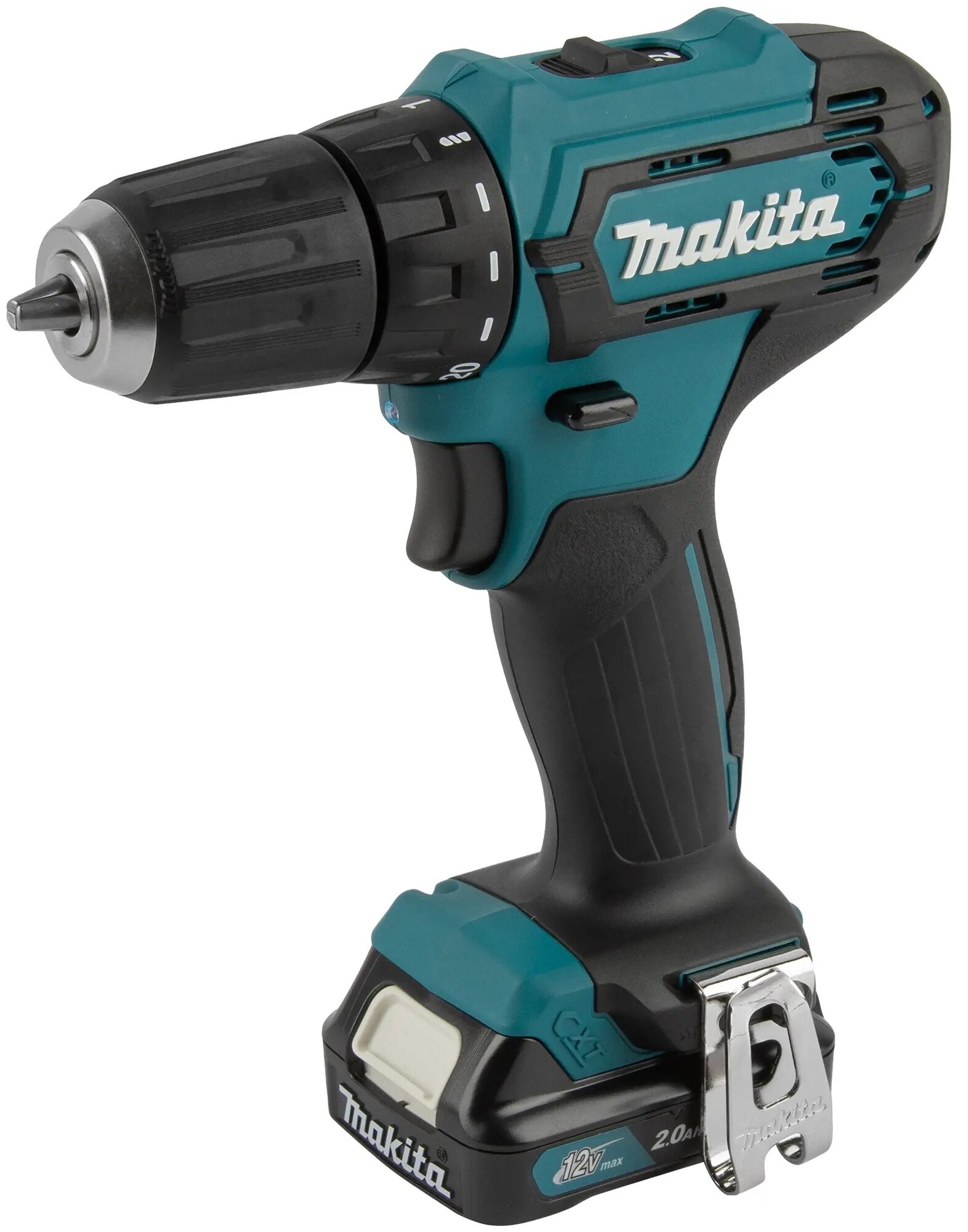 Дрель-шуруповерт Makita DF333DAX13, 12 В Li-Ion 2x2 Ач - фотография № 2