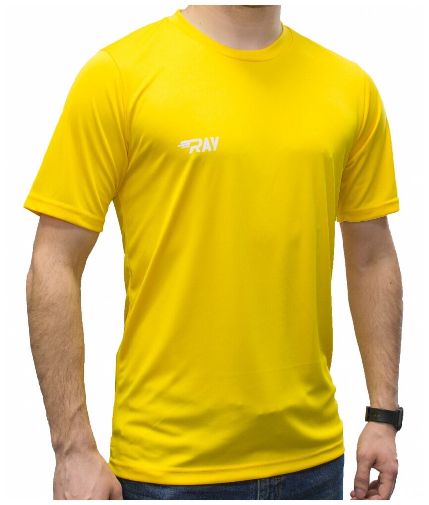 Футболка мужская спортивная для бега RAY TL (Men) желтый