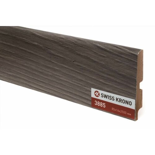 Плинтус Kronopol AURUM Sound 3885 Дуб Фадо (2500 х 85 х16), 9 шт/уп. плинтус kronopol p85 jasmine oak 3341 2500х85х16 мм