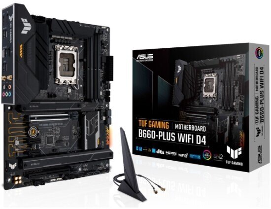 Материнская плата Asus TUF Gaming B660-PLUS WIFI D4 (LGA1700, ATX)