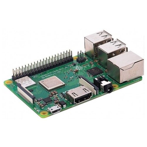 Микрокомпьютер Raspberry Pi 3 Model B+, зеленый