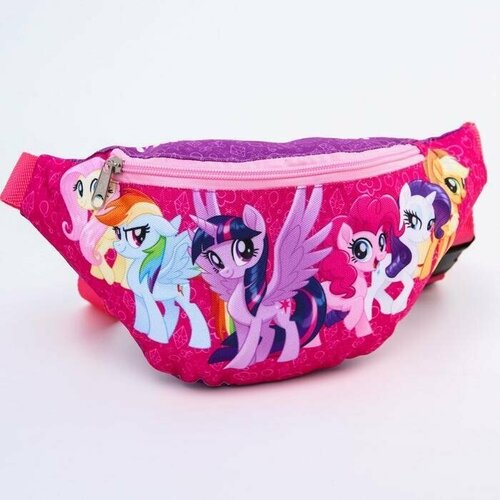 Сумка поясная Hasbro, розовый, мультиколор сумка детская cuuute my little pony