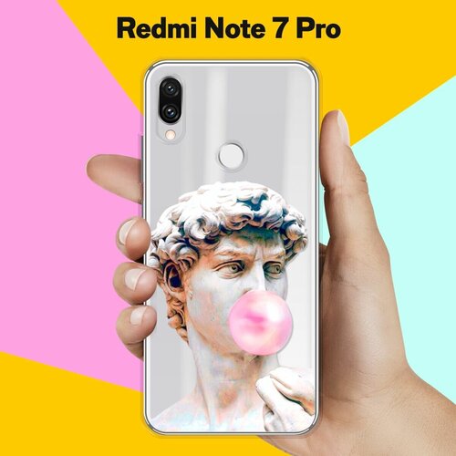 Силиконовый чехол Давид на Xiaomi Redmi Note 7 Pro силиконовый чехол давид на xiaomi redmi note 7 pro