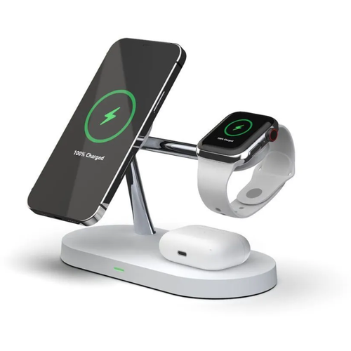 Беспроводная зарядная станция 3 в 1 для iPhone+Watch+AirPods / Магнитное зарядное устройство для телефона / часов / наушников / Magnetic Charging