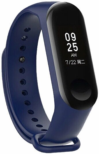 Ремешок Xiaomi Mi Band 3/Mi Band 4 силиконовый пурпурный