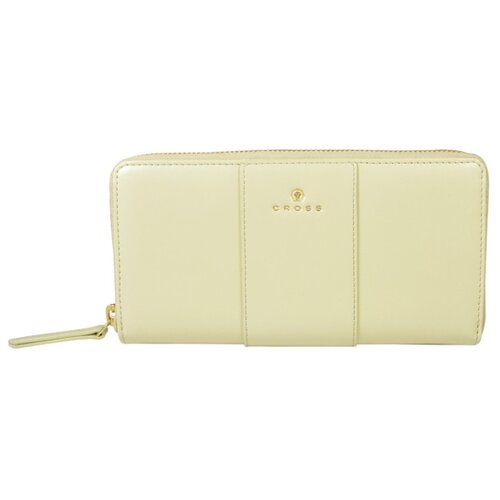 фото Кошелёк cross "kelly wall ivory", кожа наппа, гладкая, цвет "слоновая кость", 19,5x10,2x2 см