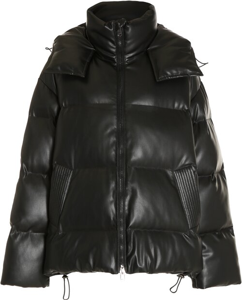 Кожаная куртка  404 NOT FOUND, размер M/L, черный