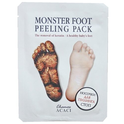 Acaci monster foot носочки для пилинга стоп, 6,5 мл.