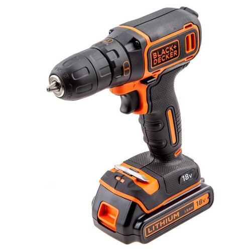 фото Аккумуляторная дрель-шуруповерт black+decker