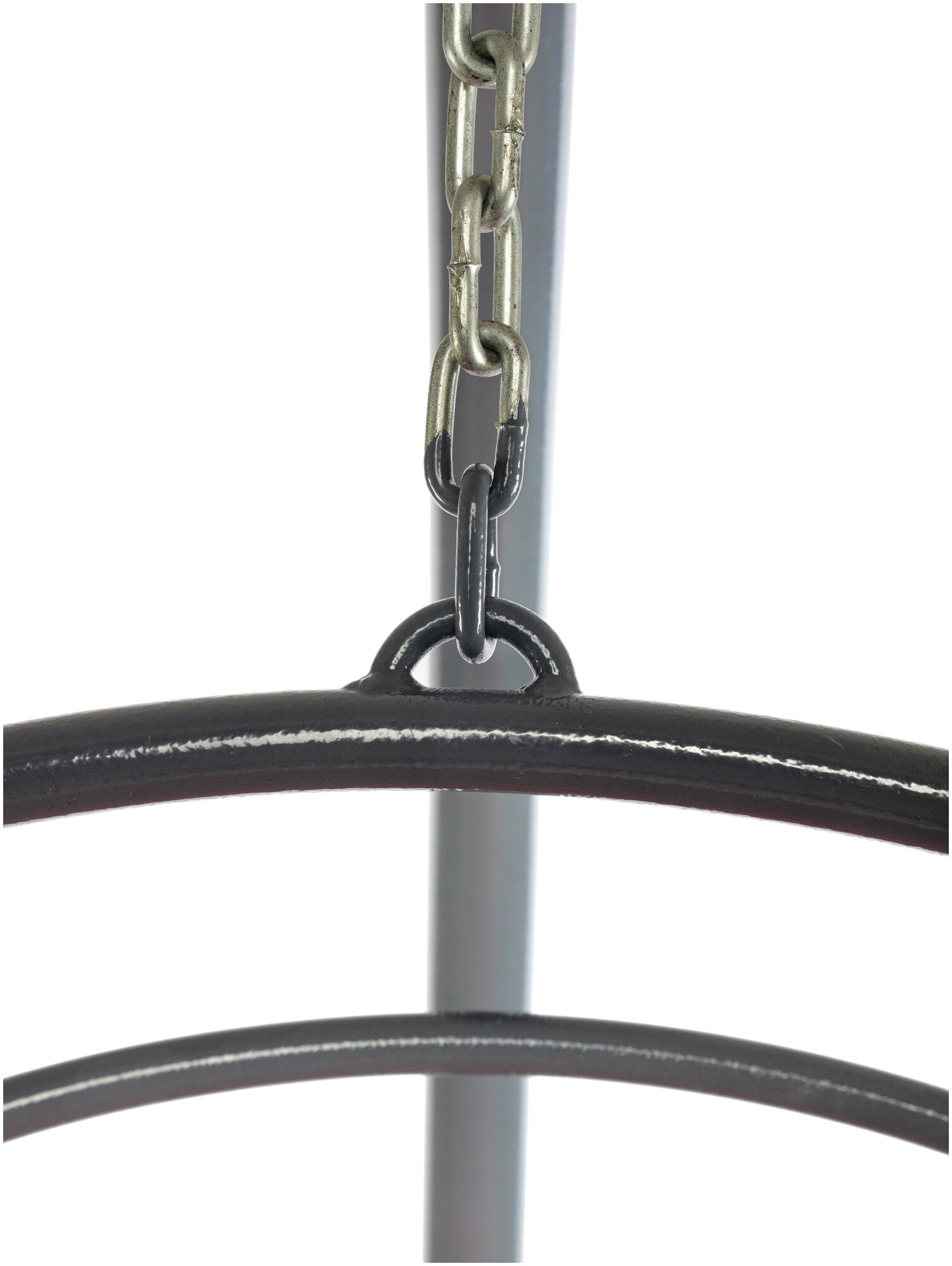 Подвесное кресло M-Group веер, разборный серый, бордовая подушка - фотография № 10
