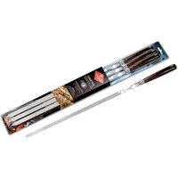 Набор шампуров Forester с деревянными ручками 55 см (6 шт.)