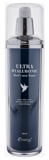 Esthetic House Тонер Ultra Hyaluronic Birds Nest, 130 мл