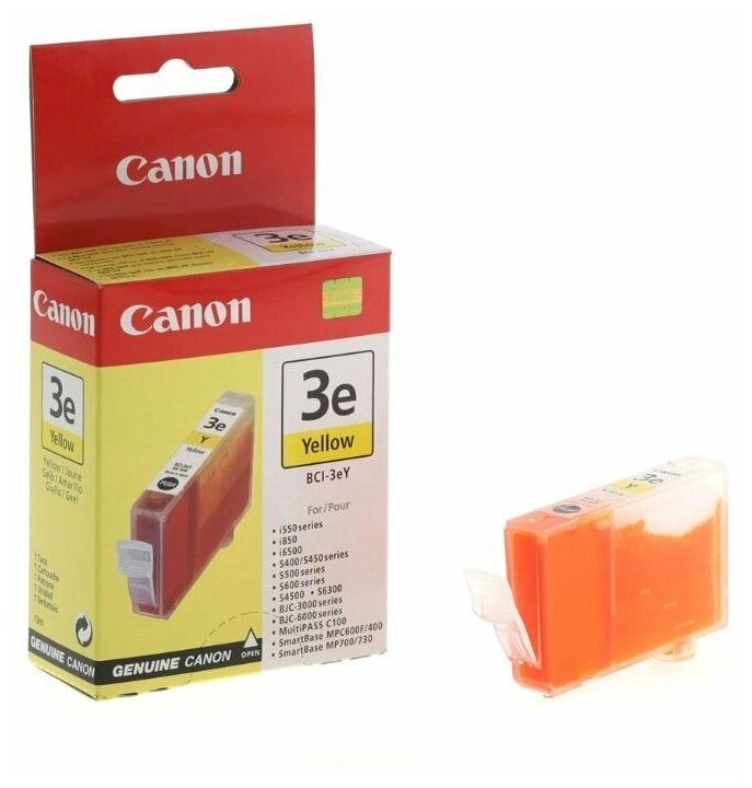 Картридж Canon BCI-3e Yellow 4482A002