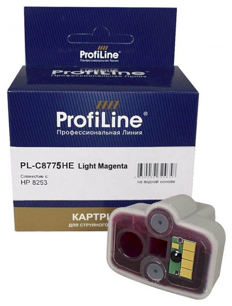 Картридж 177 для HP PhotoSmart C5183, C6283, 8253, D7163, C7283 C8775HE ProfiLine светло-пурпурный