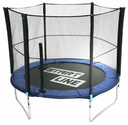 Каркасный батут Start Line Fitness 10FT с внешней сеткой 305х305 см