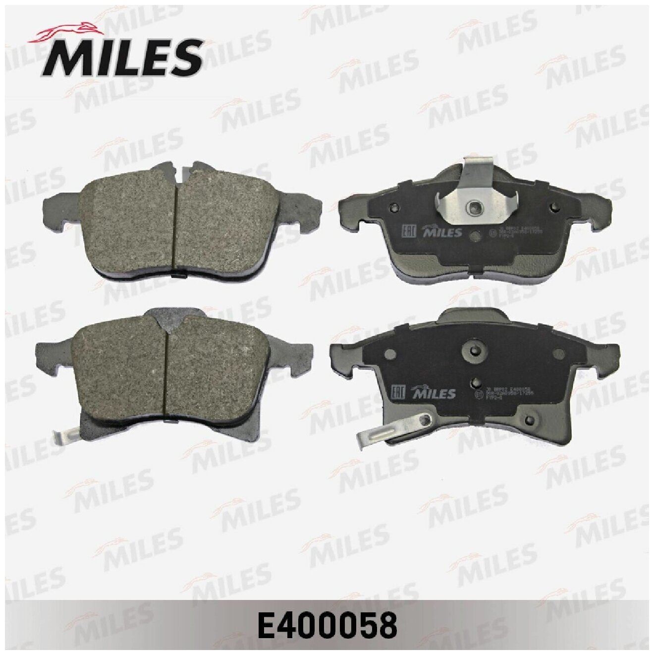 Тормозные колодки передние MILES E400058 для а/м Opel Astra G, Zafira A