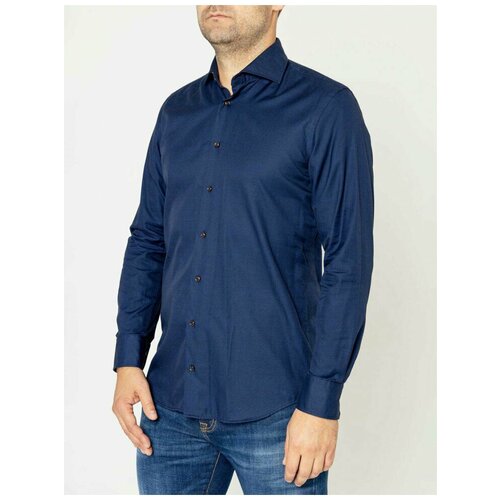 Рубашка Pierre Cardin, размер 40, синий