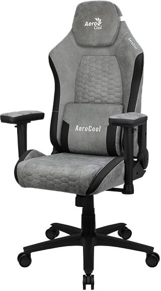 Компьютерное кресло AeroCool Crown Suede Stone Grey