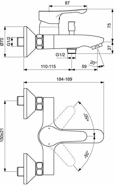 Комплект смесителей Ideal Standard - фото №13