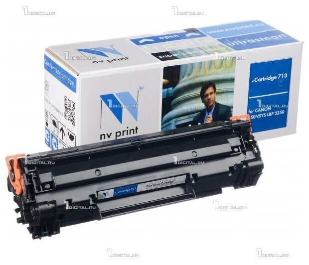 Картридж NV Print 713 черный для Canon i-SENSYS LBP3250 совместимый (2K) (1871B002) (NV-713)