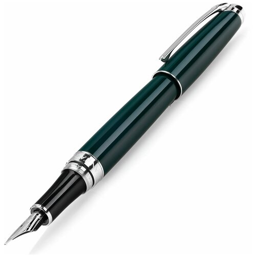 Перьевая ручка CARAN d'ACHE Leman Racing Green Rhodium (CR 4799-729)