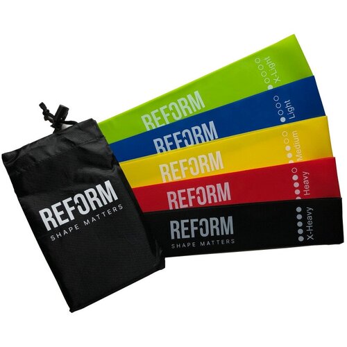 фото Фитнес резинки набор 5 шт. от reform reform shape matters