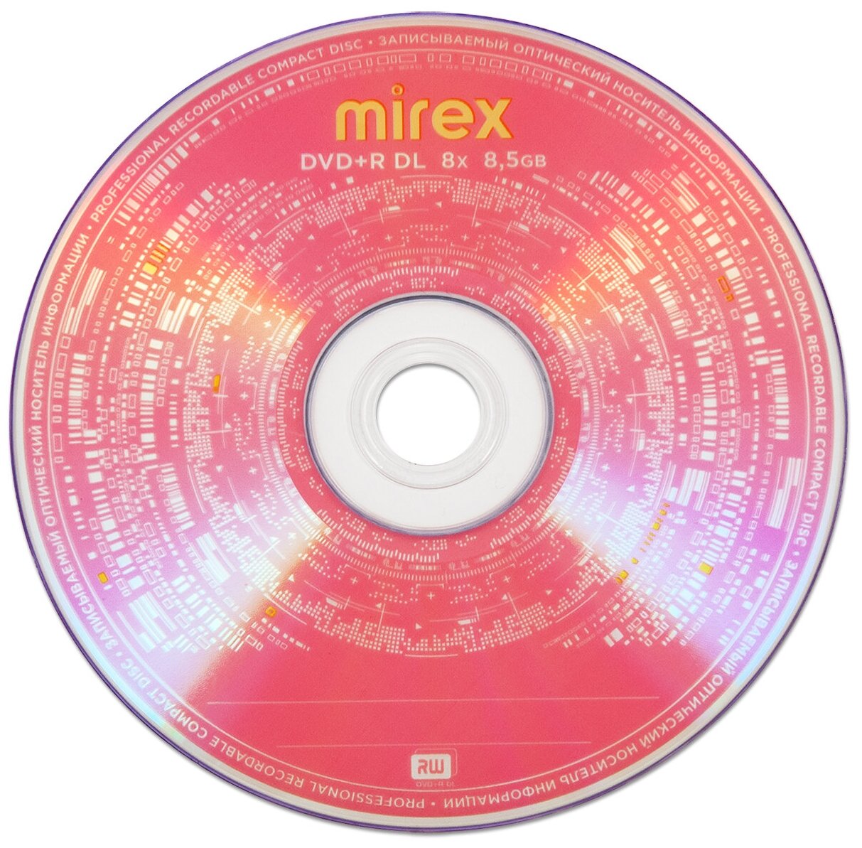 Диск DVD+R Mirex 8.5 Gb, 8x, Slim Case (1), Dual Layer (1/50)