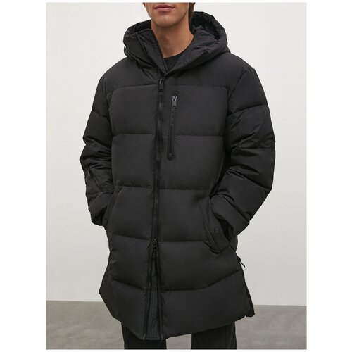 Пальто мужское Finn Flare, цвет: черный FAC22014_200, размер: L