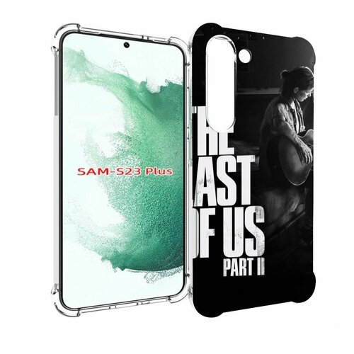 Чехол MyPads The Last of Us Part II Элли для Samsung Galaxy S23 Plus + задняя-панель-накладка-бампер