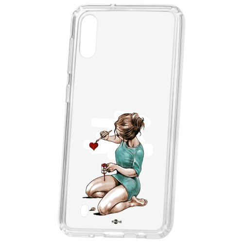 фото Чехол на samsung galaxy m10 kruche print рисуя любовь