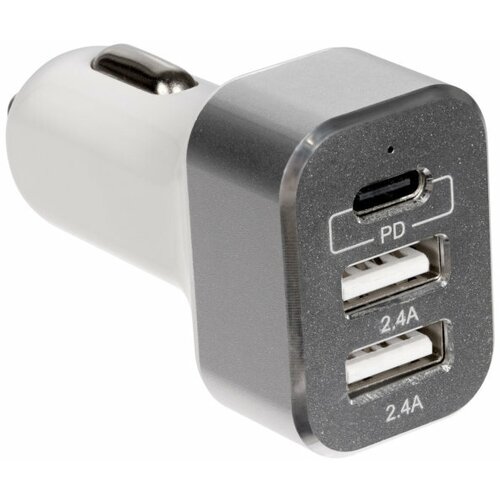 Зарядное устройство Molti Branchy 2.4A 2xUSB - Type-C White 14212.60