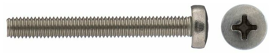 Винт нержавеющая сталь M5x40 мм DIN 7985 полукруглая головка (6 шт.)
