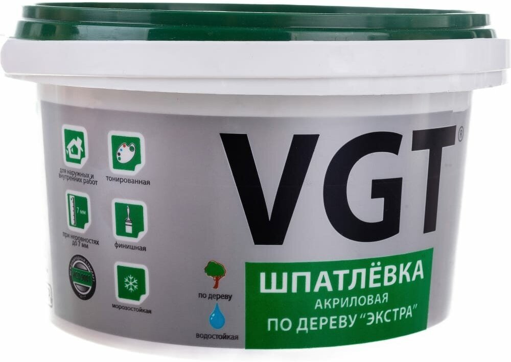 Шпаклевка по дереву VGT Экстра